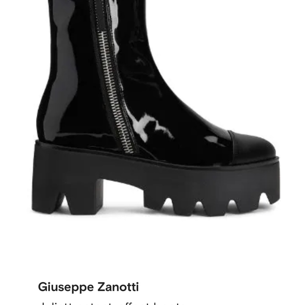 Guiseppe Zannotti Patent Leather Boots